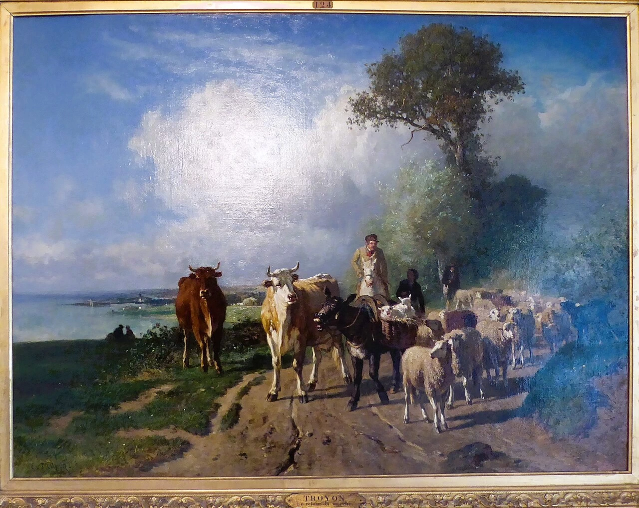 Il ritorno dal mercato - musée des Beaux, Arts de Chartres Eure, et, Loir France